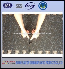 EPDM flecks Interlocking Rubber Floor Tile for Gym