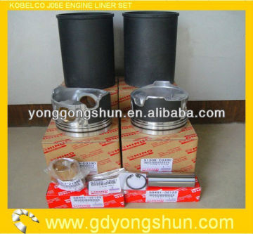 CYLINDER LINER KIT FOR KOBELCO EXCAVATOR ,HINO J05E ENGINE PARTS