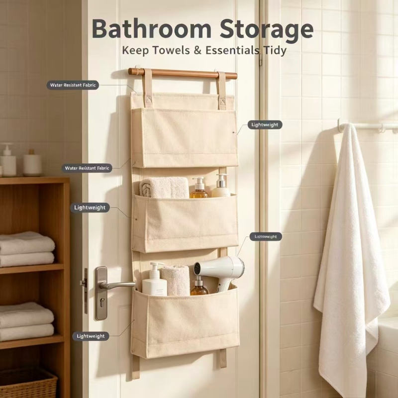 Water Resistant Hanging Storage Pouch