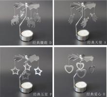 Silver Gold Light Candle Holder