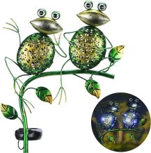 Outdoor Solar Frog Stake Lights for Garden Decor