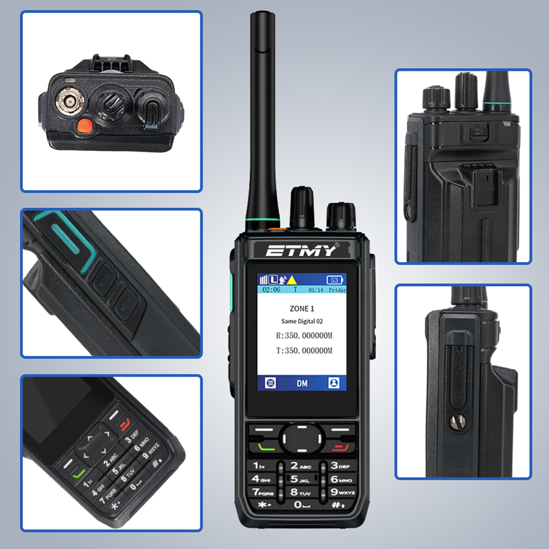 ETMY AP35 DMR Tire 3 Trunking System Explosion Proof DMR Digital Portable Radio Walkie Talkie