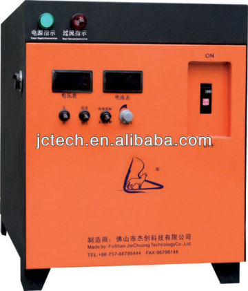 Soft starter hard aluminum anodizing power supply