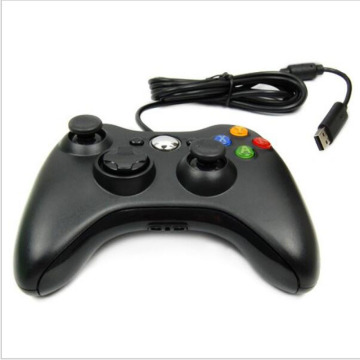 Manette filaire Microsoft Xbox 360 noir et blanc