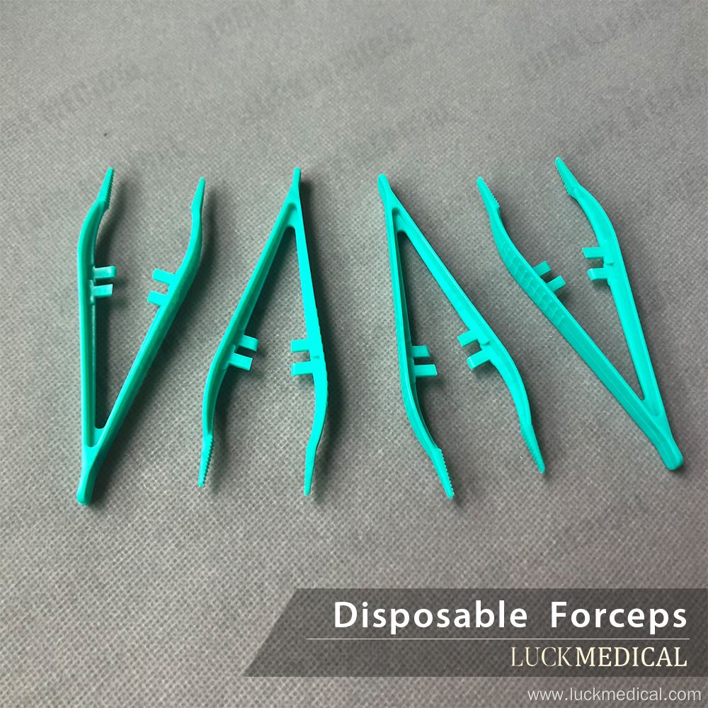 Disposable Plastic Medical Forceps Disposable Tweezers