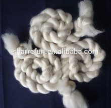 Combed Cashmere Tops White