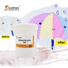 Custom Garment Solar Sensitive Screen Printing Photochromic Ink