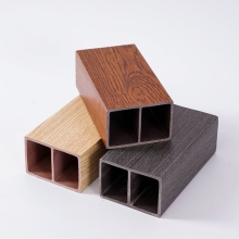 Durable WPC Timber Tube Minimalist Building Renovation Ideas