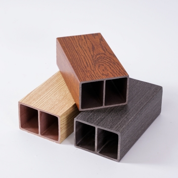 Durable WPC Timber Tube Minimalist Building Renovation Ideas