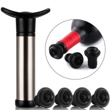 Reusable Vacuum Wine Stopper Preserver Cap Pump for Home