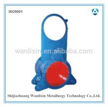 F43CX Manual fan shape blind plate valve