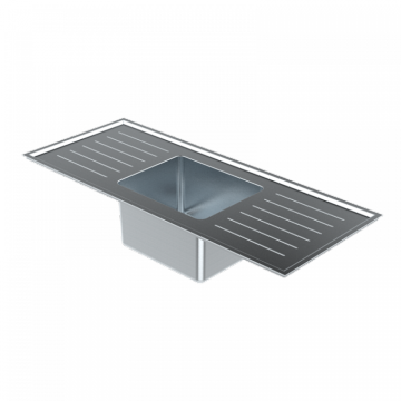 316 stainless steel lab scrub wastafel