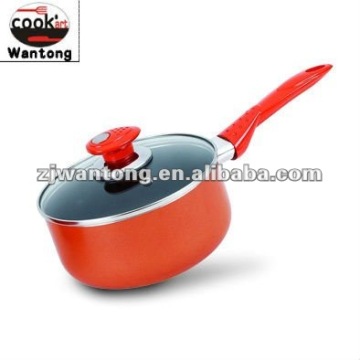 Aluminium non-stick milk pan, saucepan, skillet