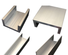 Anodized U shape profile