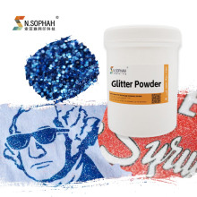 Professional Multicolor Glitter Powder for Screen Printing