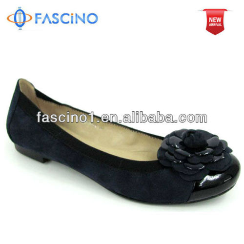 Flat causal black shoes women