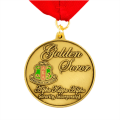 Anpassad rundform Golden Academy Medal