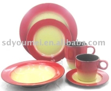 16-pcs stoneware dinnerware set, Eclipse