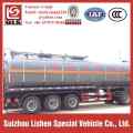 Aspal cair tangki Semi Trailer isolasi tangki Heating