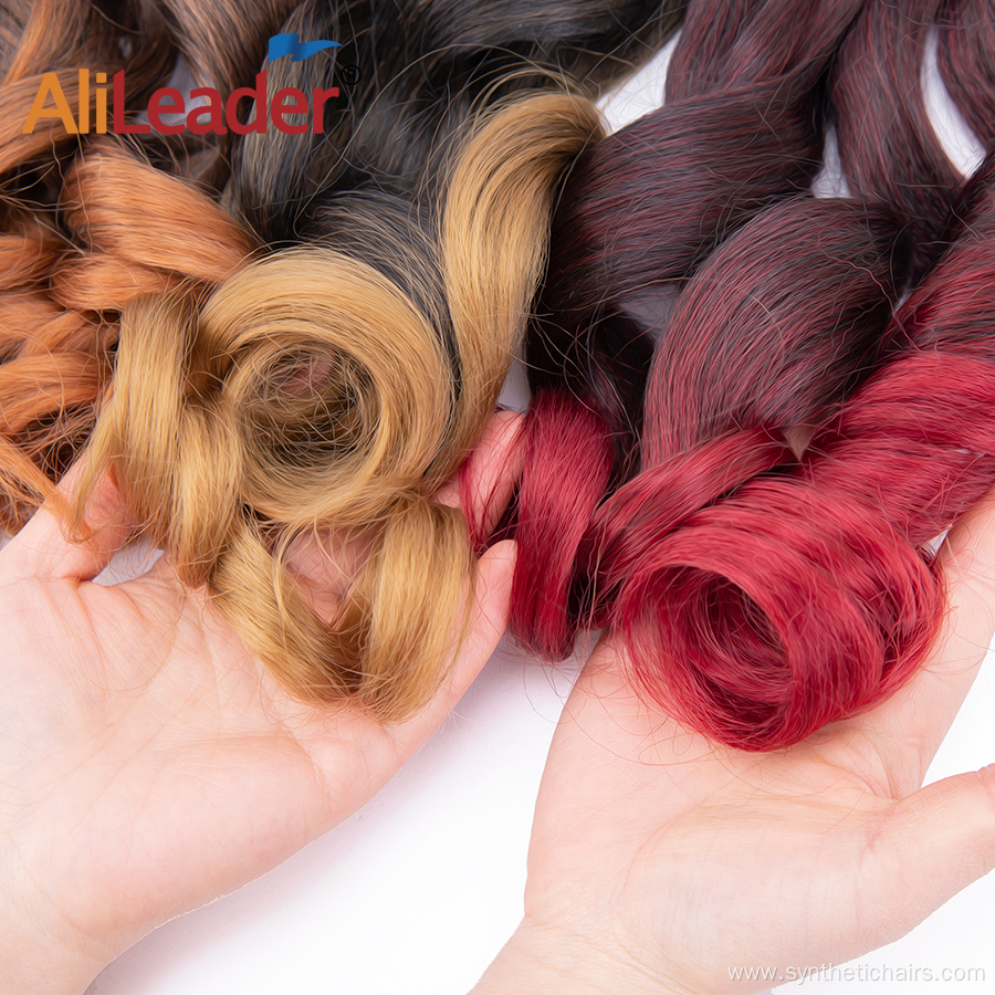 Synthetic Loose Body Wave Spiral Curls Braiding Hair