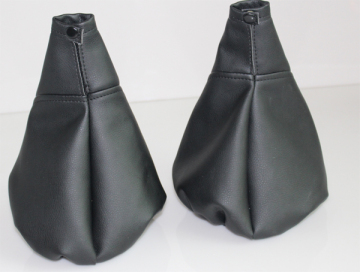 Automobile genuine leather shift boot