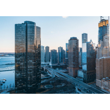 Profilé en aluminium de mur-rideau de bâtiment