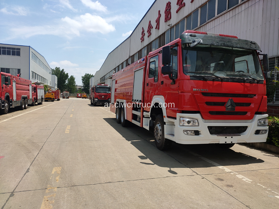 العلامة التجارية الجديدة HOWO T5G 330HP Water Fire Trucks