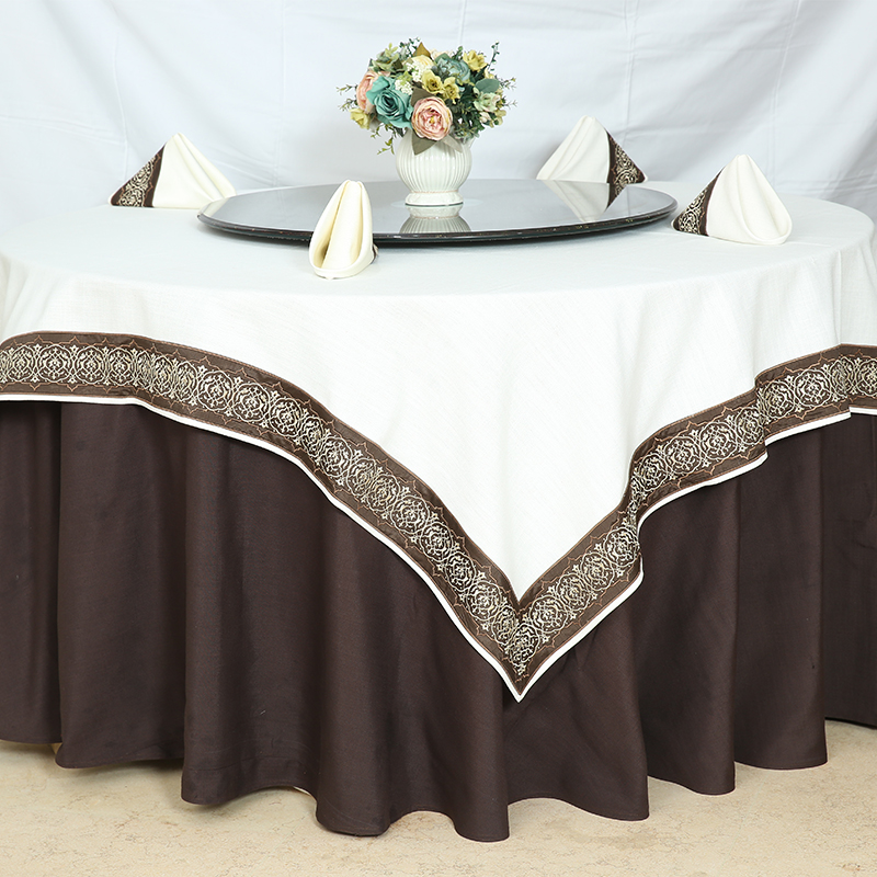 tablecloth brown