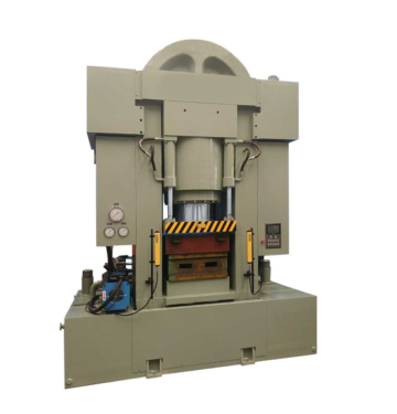 Heavy duty hydraulic press for metal extrusion