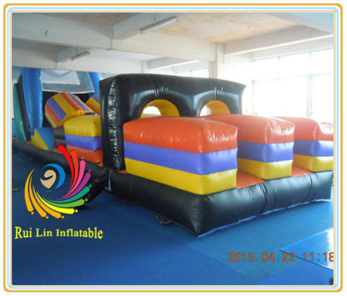 For kids best pvc diverting game inflatable osbstacle for sale