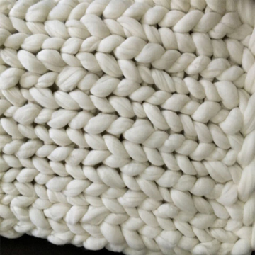 Super Chunky Blanket Large Cable Knit Blanket