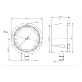 high accuracy precision pressure gauge