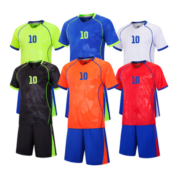 Short Sleeve Soccer Jersey Kit Men Soccer Jersey