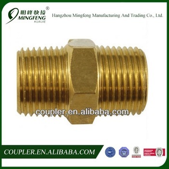 Hex Nipple Air Fittings Brass Fitting