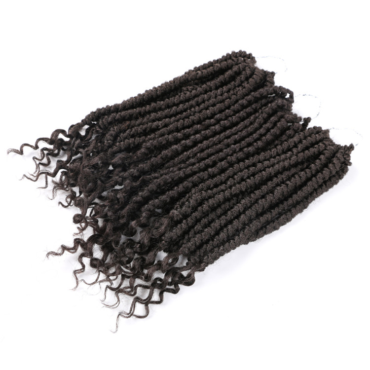 Wholesale Curly Ends Spring Senegalese Twists Pre Looped Senegalese Spring Twist Crochet Hair Braids Bomb Twists