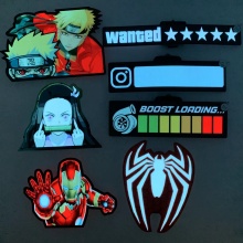 Custom EL Glow Stickers: Illuminate Your Car Windows