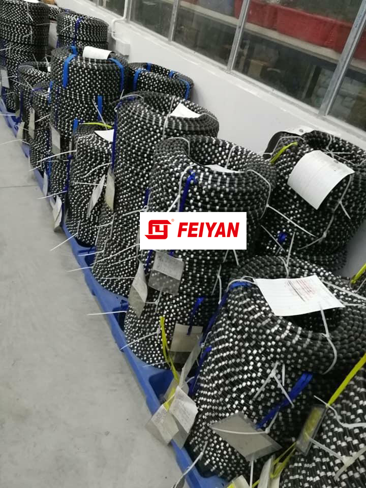 Diamond Rubber Wire Saw For Underwater Reinforced Concrete Cutting
