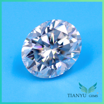 the best color moissanite stones 10x8mm oval cut setting DEF moissanite tester
