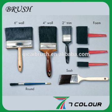 angled sash paint brush,wall paint brush,flat paint brush