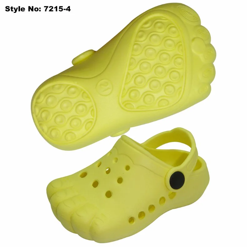 Cute Feet Shape Pink Clogs Sandals for Kids