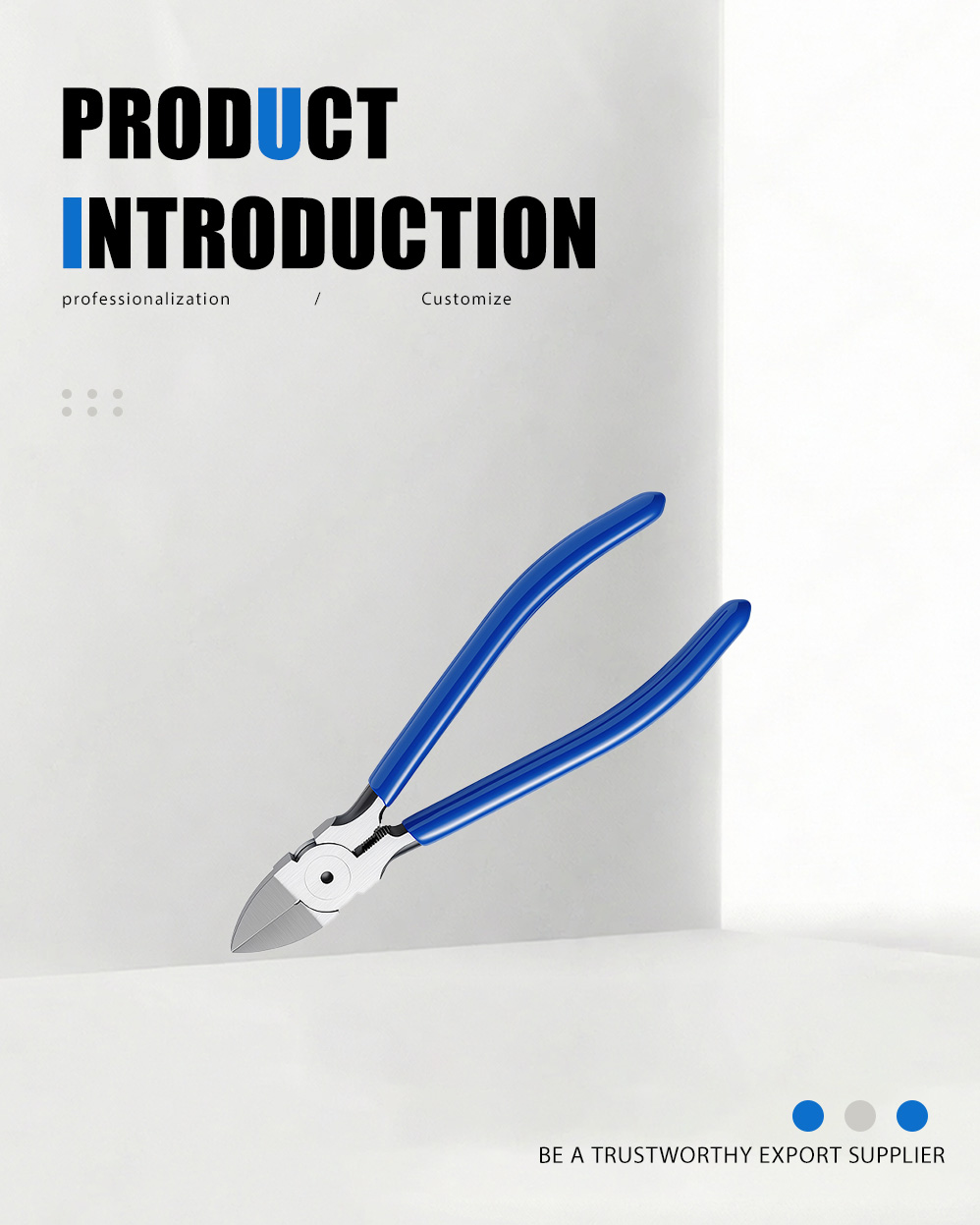 نیپرهای الکترونیکی تیغه نازک (55#) (2) Thin Blade Electronic Nippers (55#)(2)