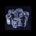 Glass Lotus Tealight Candle Holder