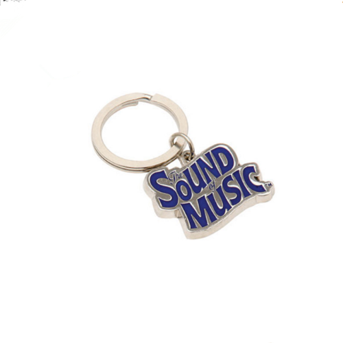 Personalized Creative Metal Blank Logo Letters Keychain