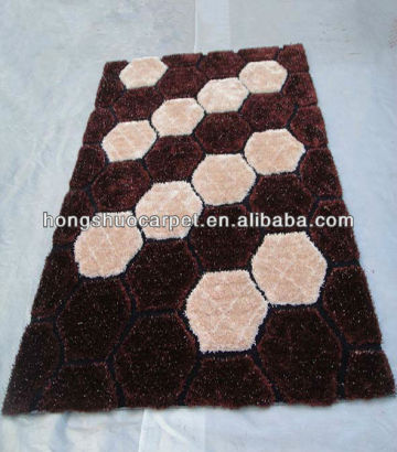 Polyester fashion carpet tile