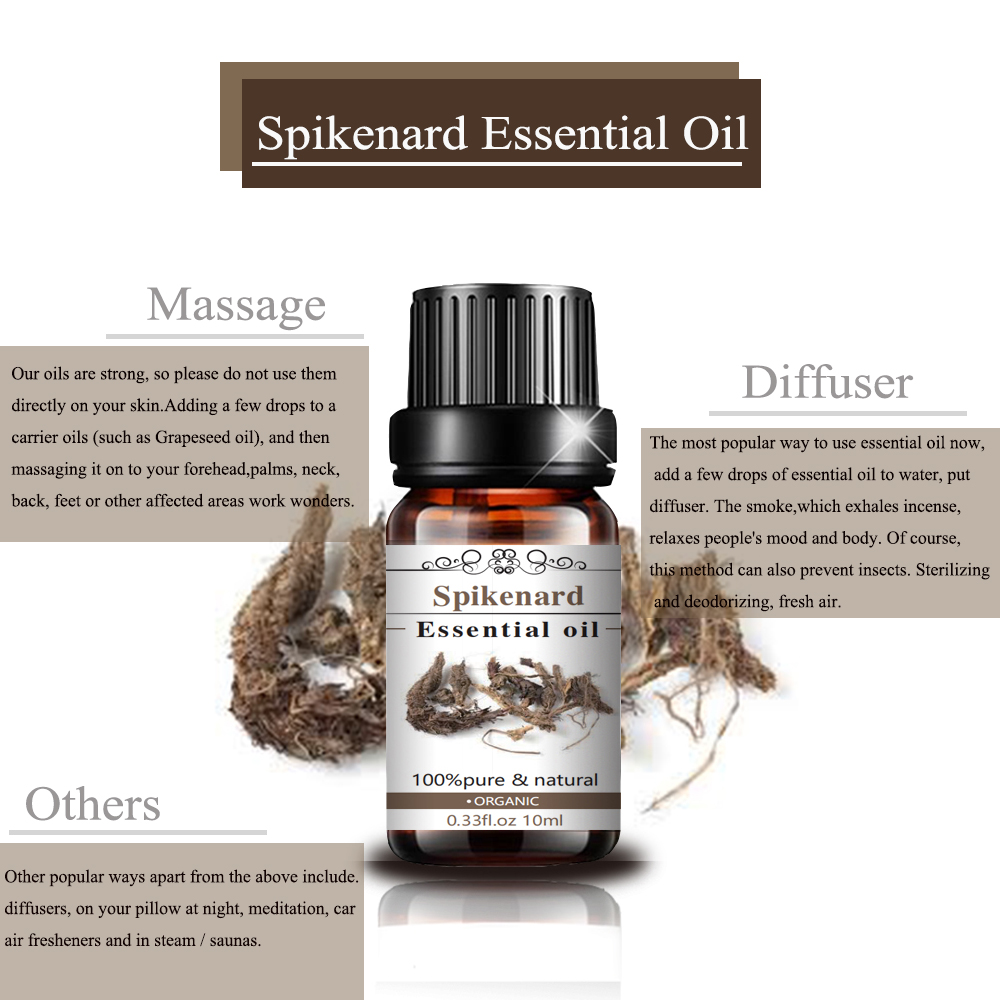 Wholesale 100% Pure & Natural Spikenard Essential Oil for Healthcare