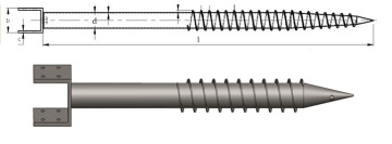 U Shape Ground Screw Ground Screw Anchor