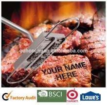 BBQ Branding Iron stamp with Changeable Letters For Personal Grilling