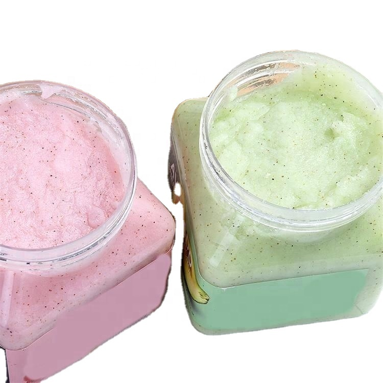 OEM Label Persendirian Kecantikan Penjagaan Kulit Pembersihan Pengelupasan Face Scrub Salt