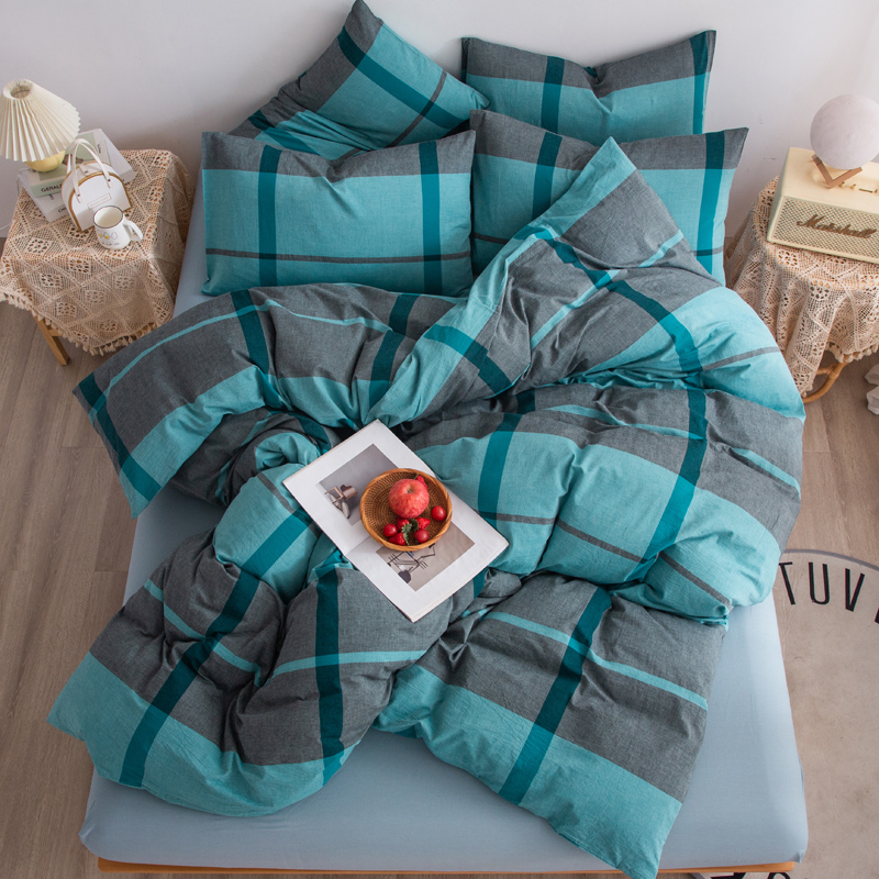 Yarn Dyed Washed Cotton Bedding Set 2