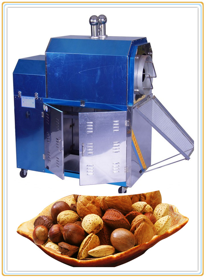 Horizontal Type Stainless Steel Nuts and Seeds Roaster